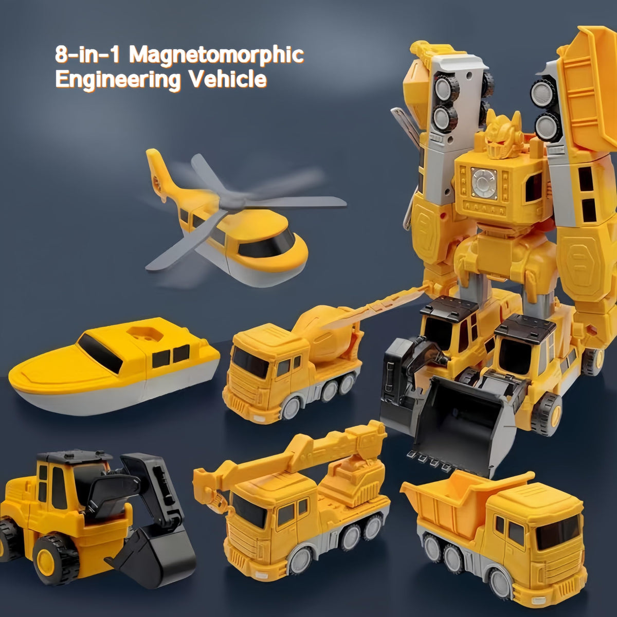 KKPOT Magnetic Transform Vehicle Parts enable imaginative construction sessions with snap-together components