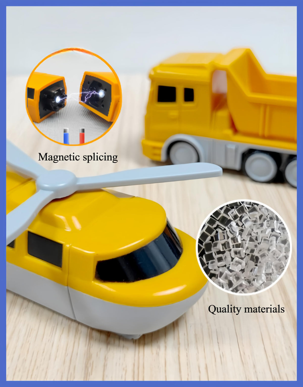 KKPOT Safe ABS Material features smooth edges for safe, durable play