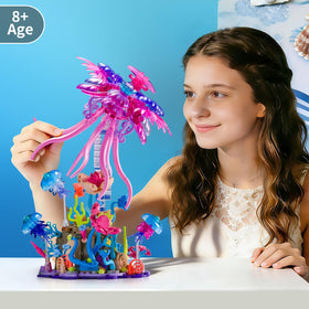 KKQ Jellyfish botanical flower base enhances decorative stability and style.