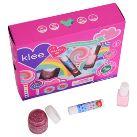 Klee Naturals Spinning Pink nail polish bottle, water-based and odor-free.