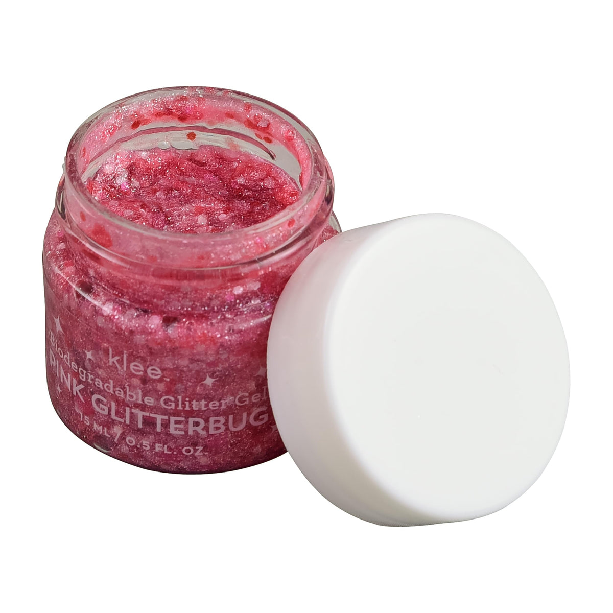 Klee Naturals Spinning Pink nail polish brush applying polish.
