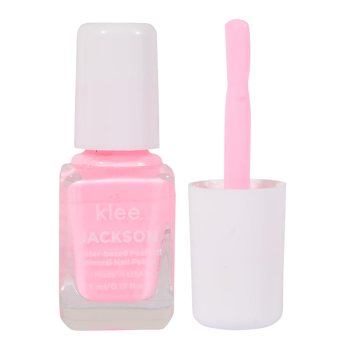 Klee Naturals Strawberry Kiss lip shimmer close-up, gentle tinted gloss.