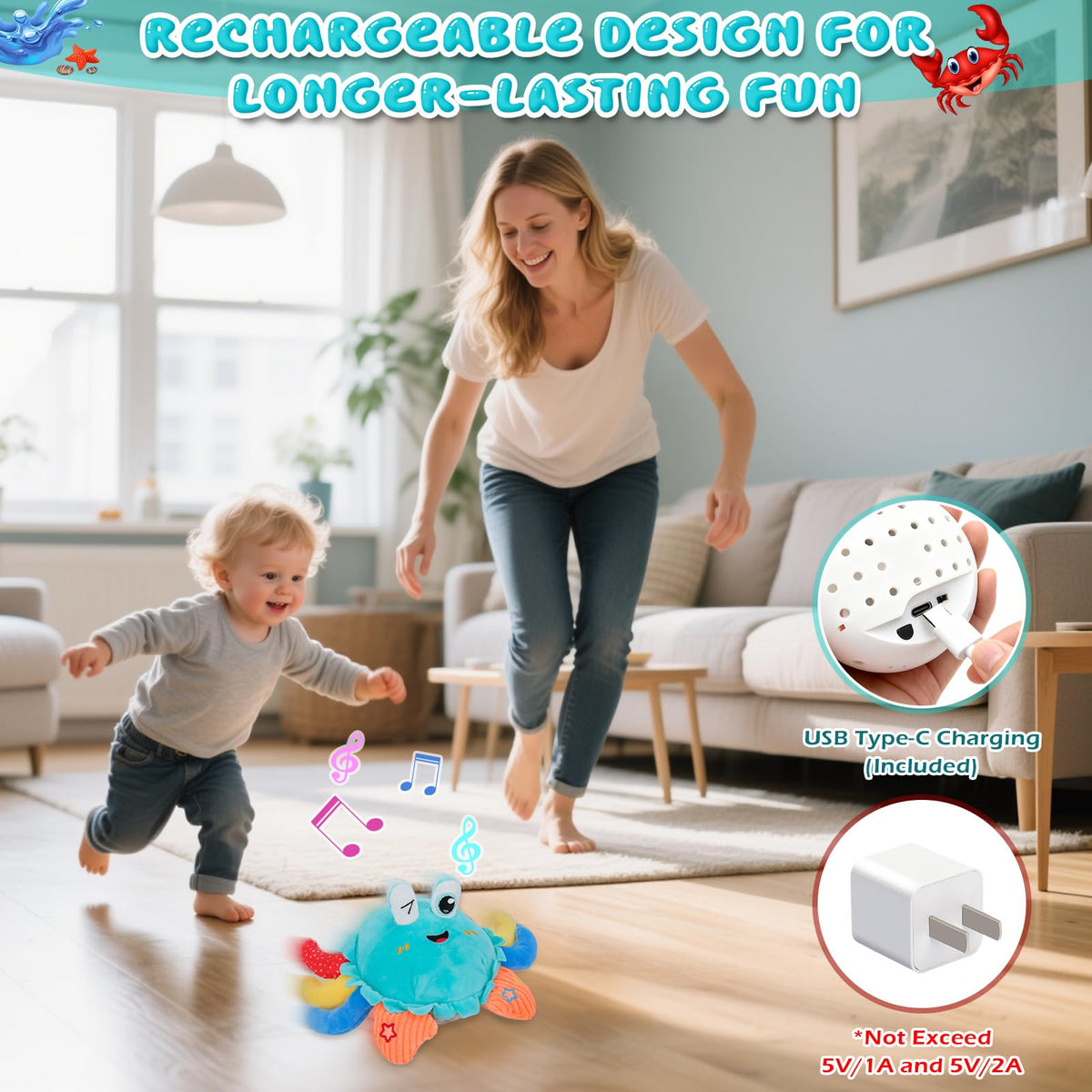 Kleikyerel charming crab toy makes a milestone gift option