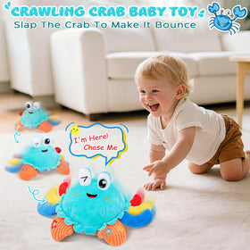 Kleikyerel crab plush plays 40 melodies to soothe and entertain