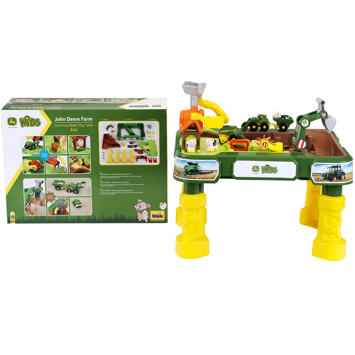 Klein John Deere planting basin and wheel mechanism spark creativity