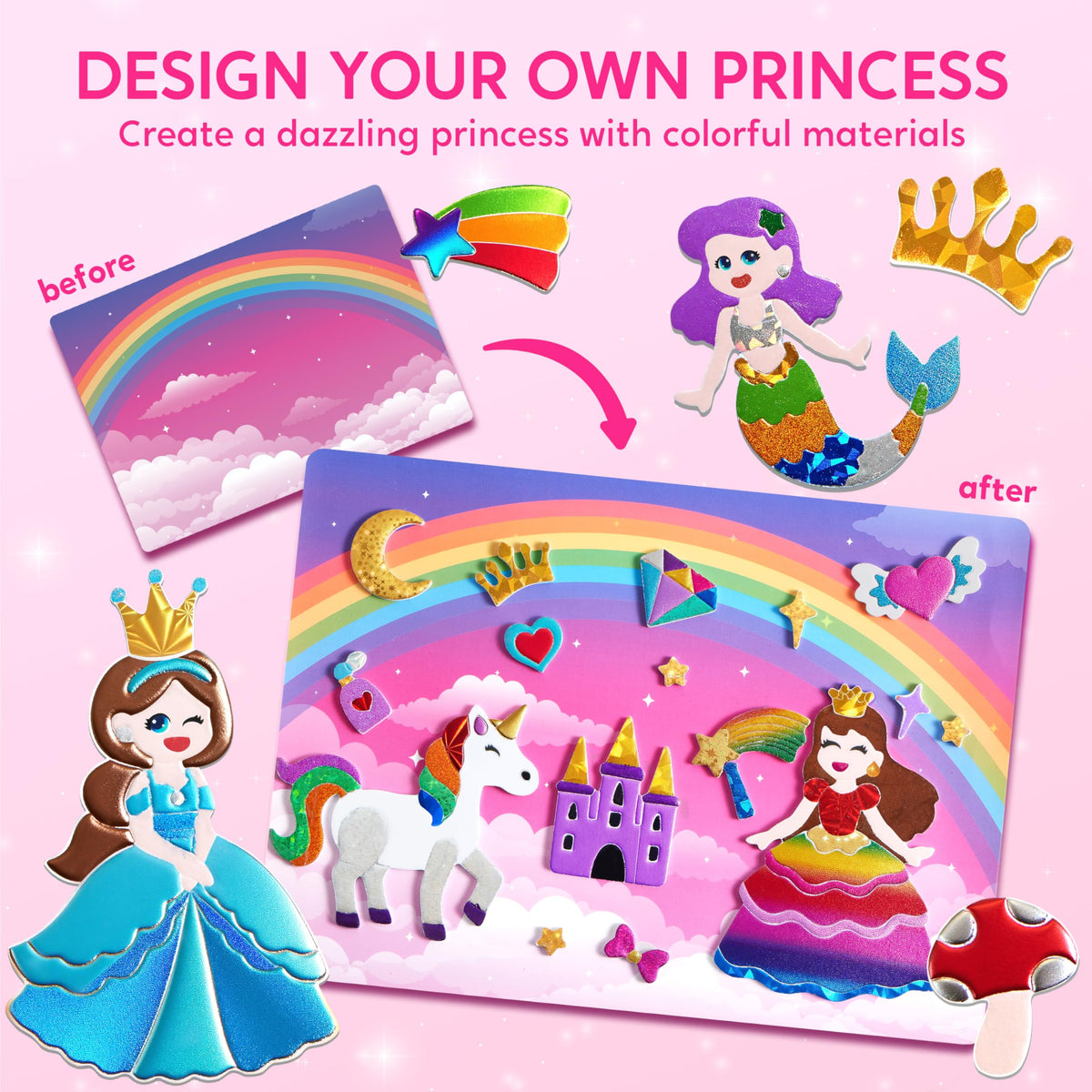 Klever Kits ten picture canvases spark themed storytelling art.