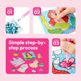 Klever Kits 16 Designs Princess: variety keeps kids excited with new sparkle projects.