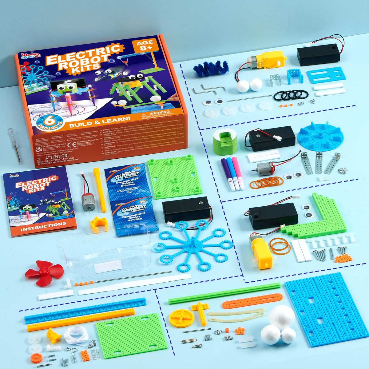 Klever Kits Doodling Robot blends art and engineering through creative, hands-on projects