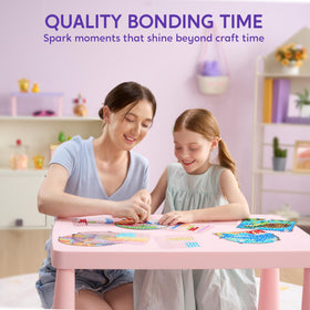 Klever Kits Diamond Art Kids Color Guide helps gem selection