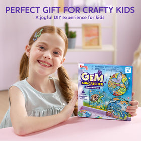 Klever Kits Diamond Art Kids Gem Stickers 1300-pack for immersive crafting