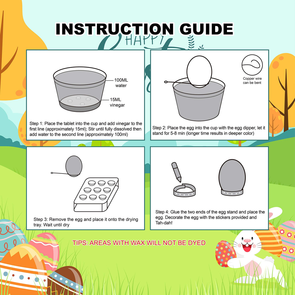 Klever Kits egg tray with nine holes for organized drying and storage.