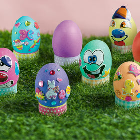 Klever Kits facial feature sticker for playful egg designs.