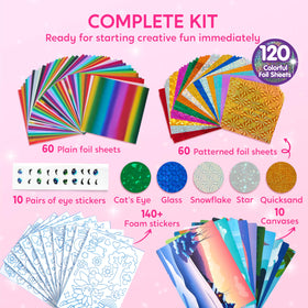 Klever Kits assorted foam stickers fuel playful scenes and characters.