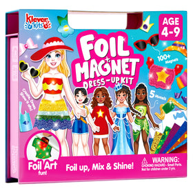 Klever Kits JOVA foil art dress-up kit inspires creative play with shimmering foil