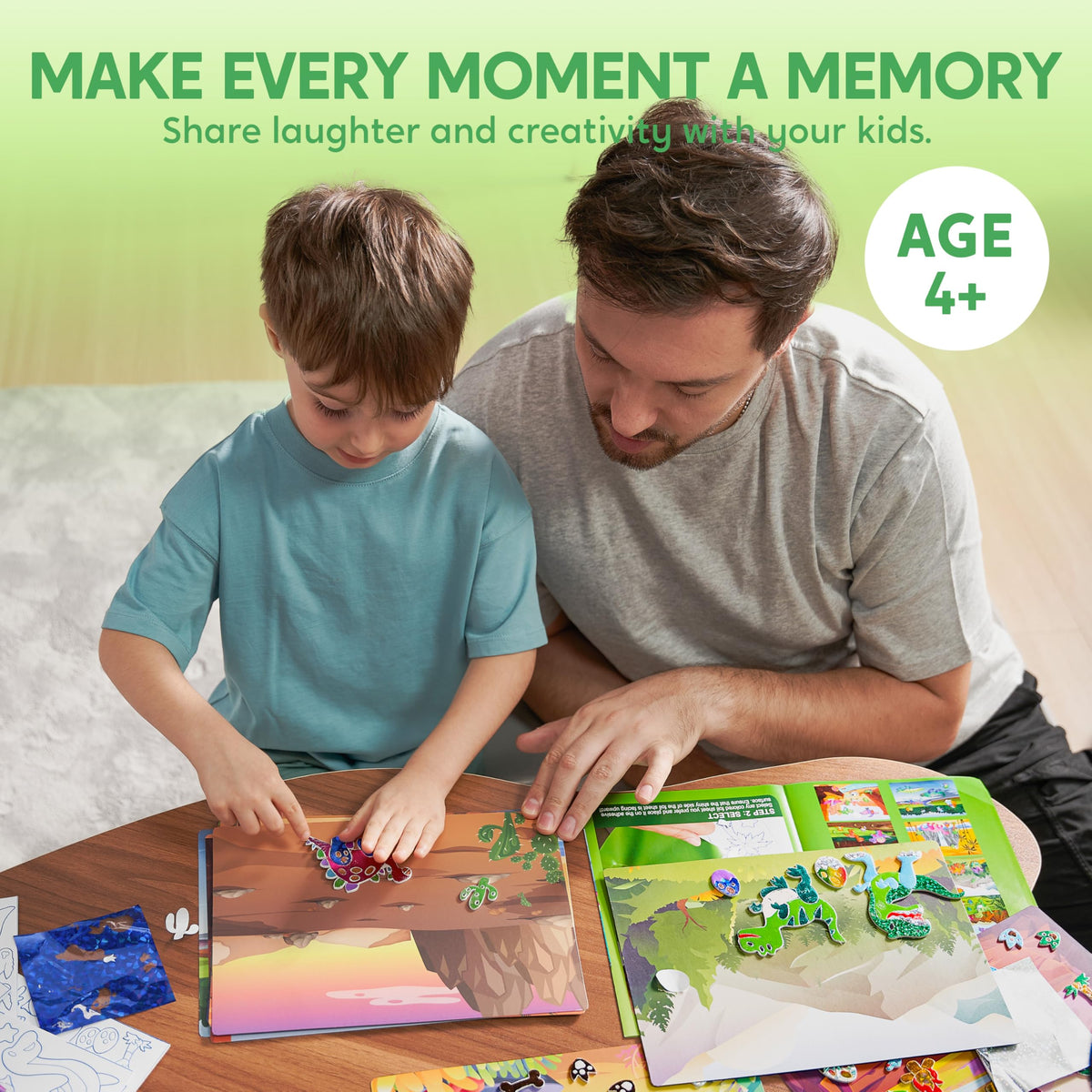 Klever Kits canvas pages support structured foil art projects