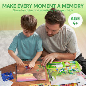 Klever Kits canvas pages support structured foil art projects