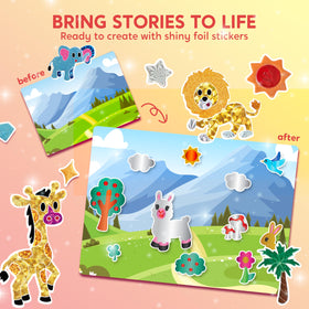 Klever Kits dinosaur canvas pack for kid-friendly crafting