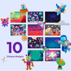 Klever Kits foil sheets Galaxy visible for shiny space art projects