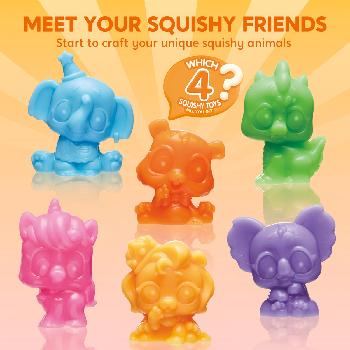 Klever Kits JOVA animal molds set enables custom squishy creations