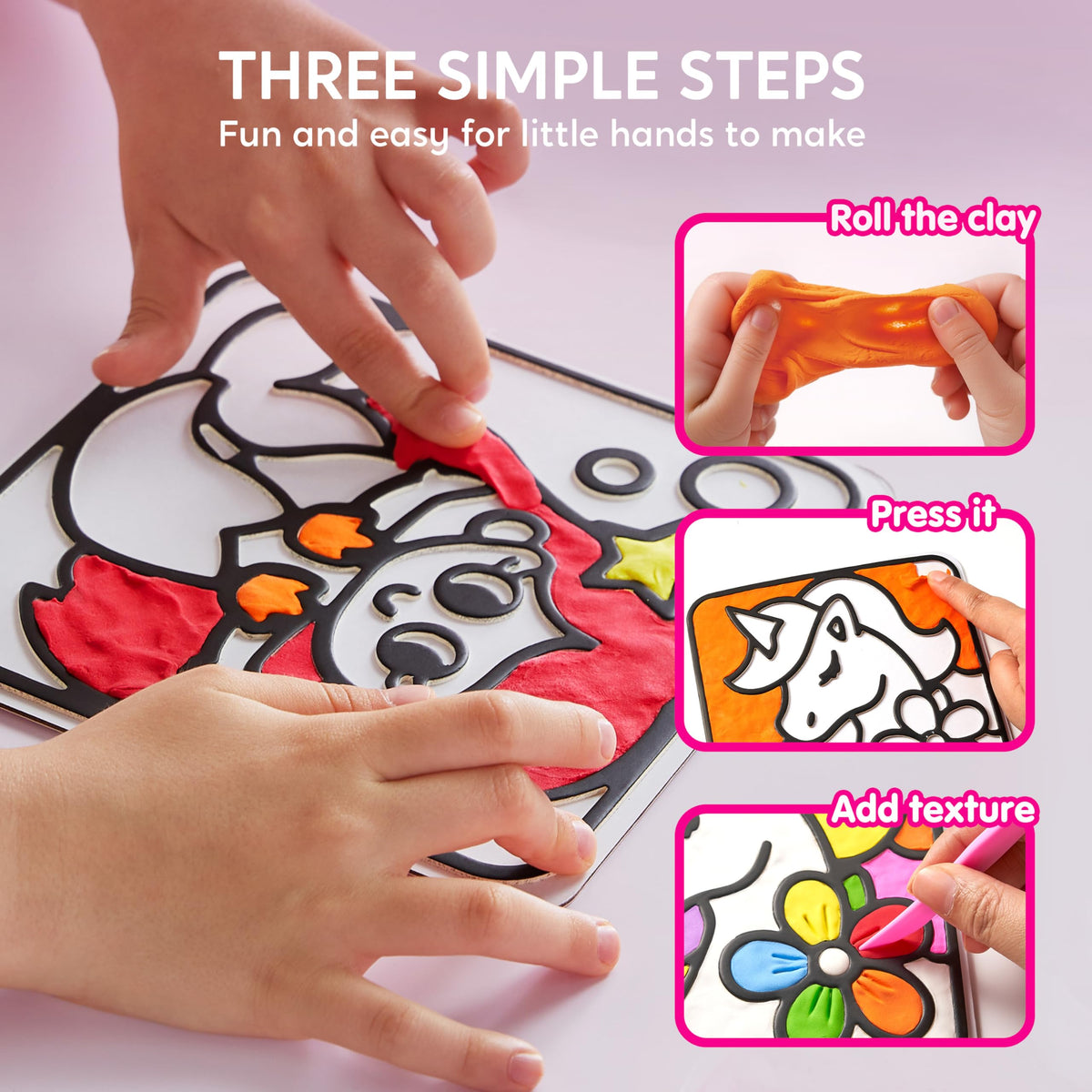 Klever Kits JOVA built-in stand lets kids display art proudly.