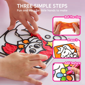 Klever Kits JOVA built-in stand lets kids display art proudly.