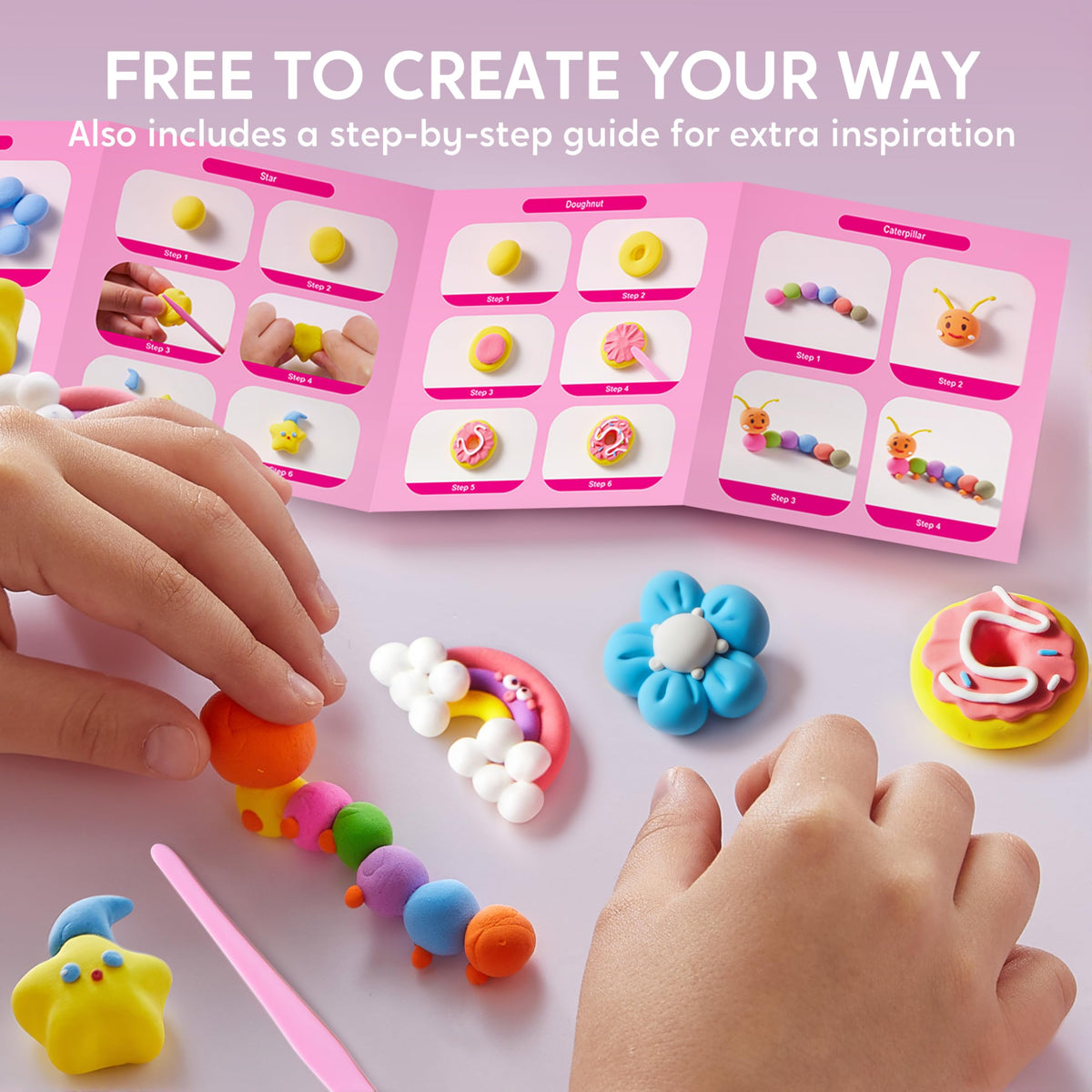 Klever Kits JOVA color-mixing encourages creativity and texture.