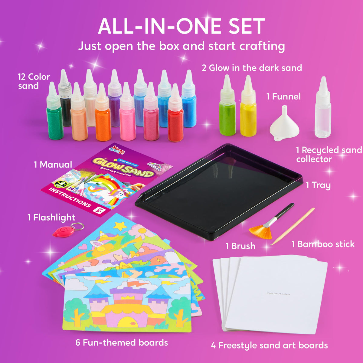 Klever Kits JOVA blank sheets for freeform sand art