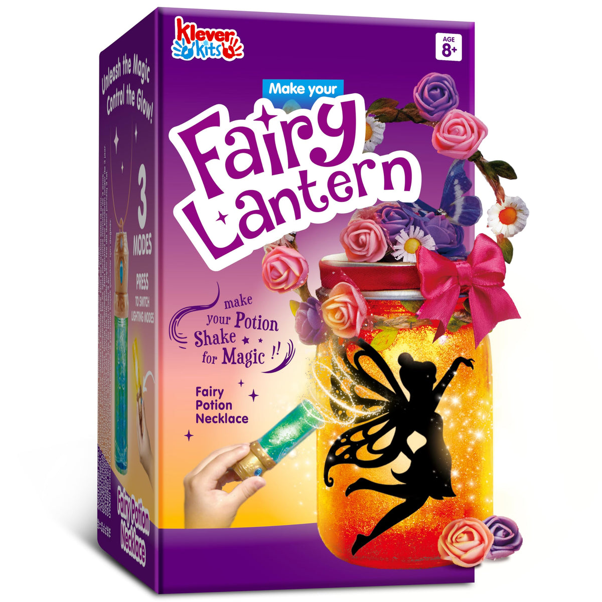 Klever Kits JOVA fairy lantern with rose light for cozy night glow and imaginative play.