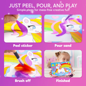 Klever Kits JOVA glow-in-the-dark sand adds glow effects