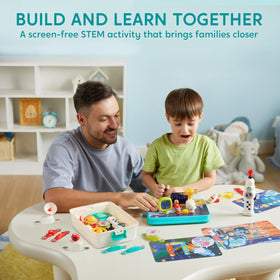 Klever Kits JOVA guided baseboard helps beginners follow steps.
