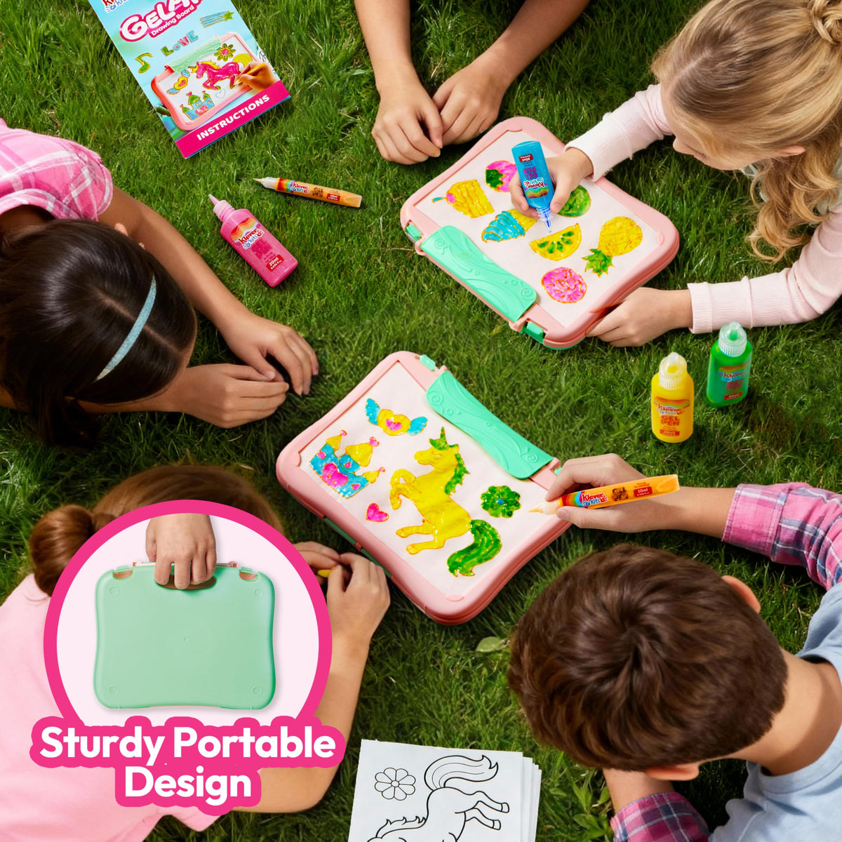 Klever Kits JOVA kit in use by a child, encouraging hands-on creativity.