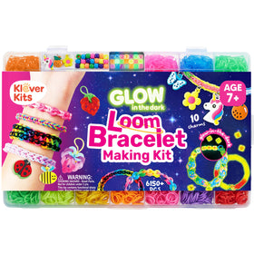 Klever Kits JOVA glow rubber-band bracelet kit for day and night play