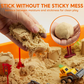 Klever Kits JOVA sand that clings, enabling precise molding with minimal dust.