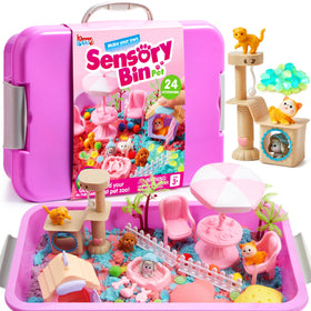 Klever Kits JOVA sensory-bin-pet-theme sparks imaginative play and tactile exploration for toddlers