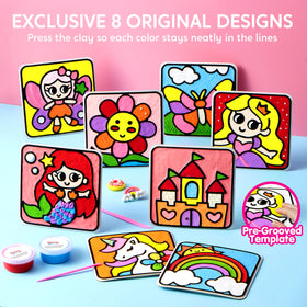 Klever Kits JOVA colors set for vibrant, non-sticky clay art.