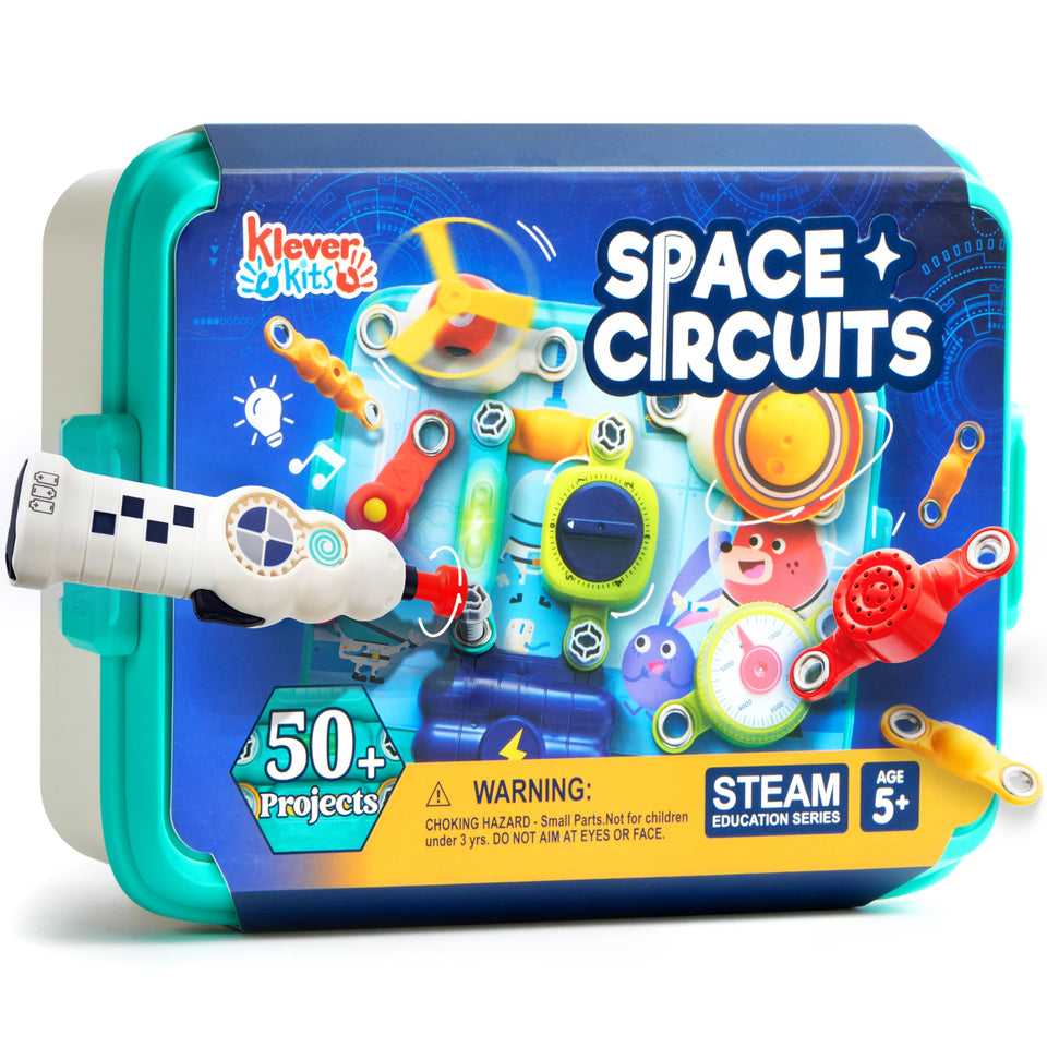Klever Kits JOVA space circuit board assembly for hands on learning and exploration.