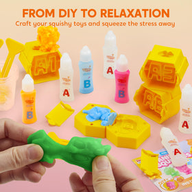 Klever Kits JOVA squishy toys ready to squish and stretch for tactile fun