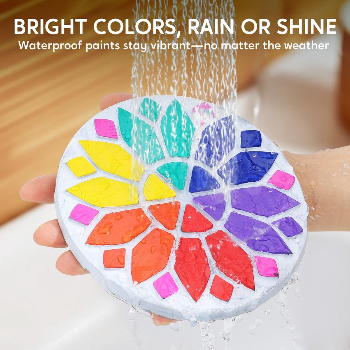 Klever Kits JOVA butterfly paint stepping stone brightening outdoor spaces and nature-inspired art
