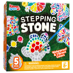Klever Kits JOVA unicorn paint stepping stone for outdoor garden decor and imaginative play