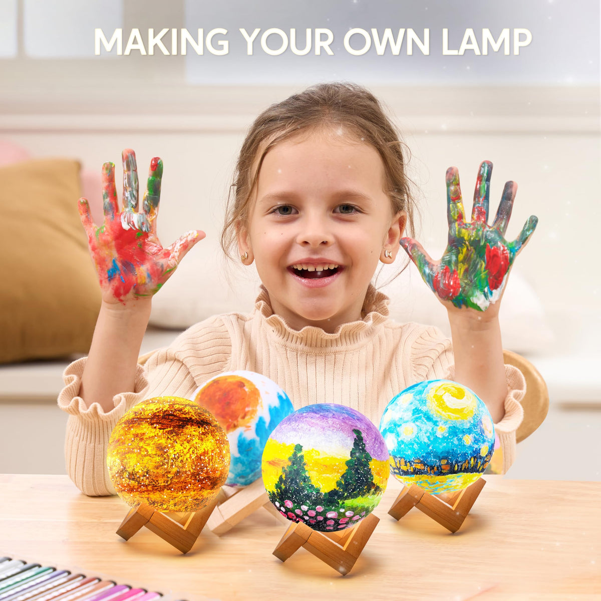Klever Kits simulated moon texture adds craters and depth to the craft.