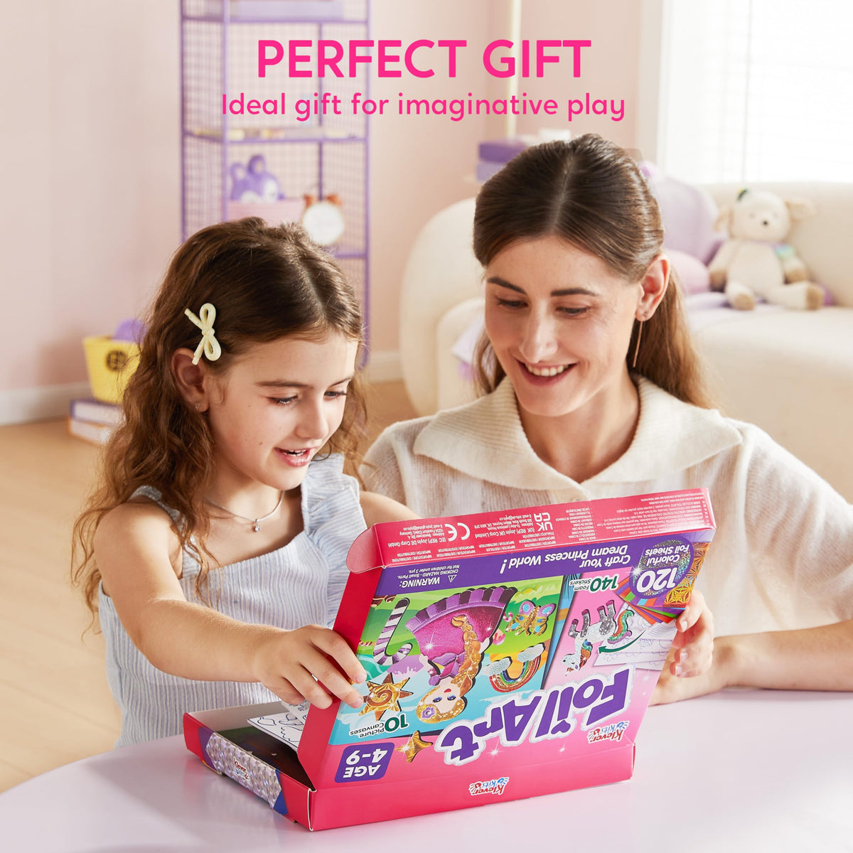 Klever Kits scenes with princesses, fairies, and unicorns inspire imagination.
