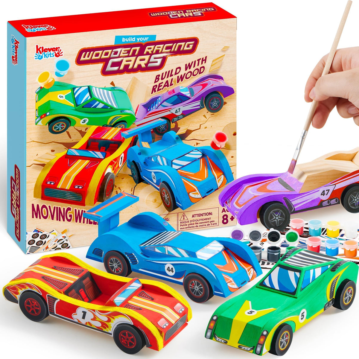 Klever Kits race cars assembly: a hands-on project that fuels creativity and problem-solving.