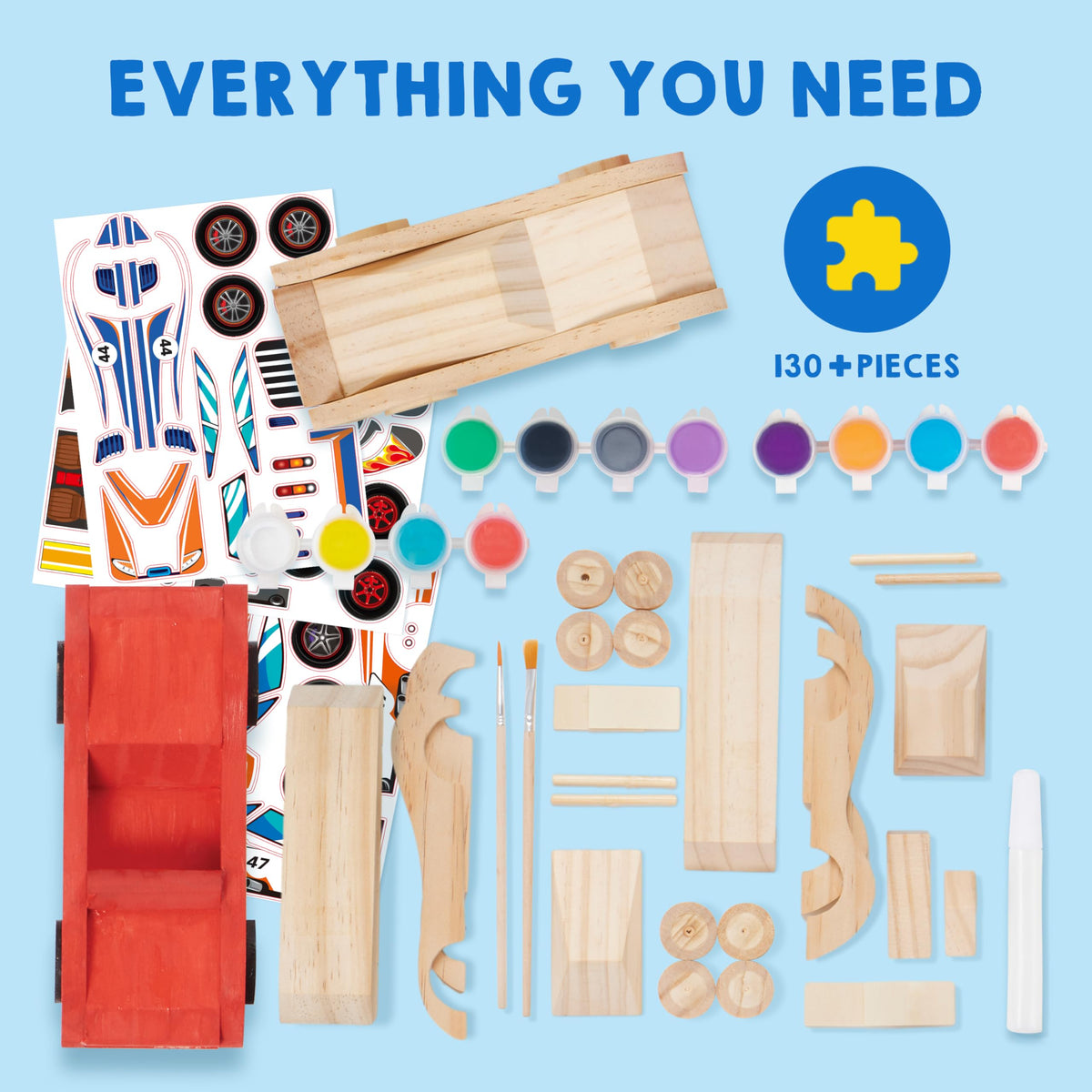 Klever Kits racing stickers sheet: customize with eye-catching designs for personal stories.