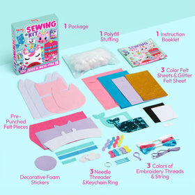 Klever Kits sewing keychain project—portable craft for bags and zippers.