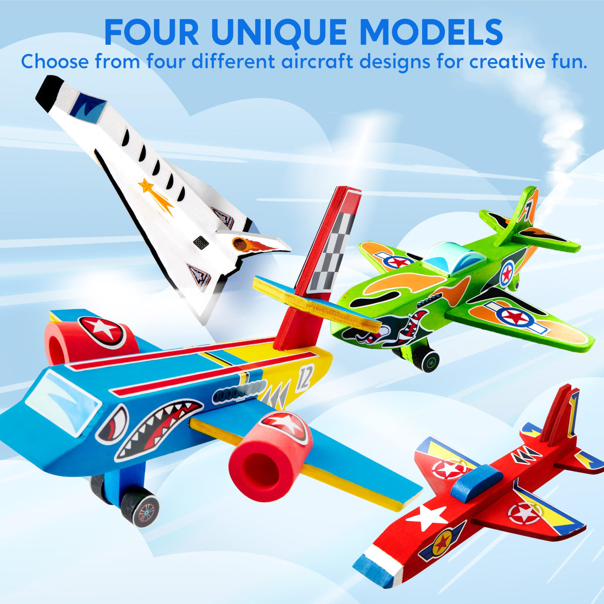 Klever Kits sticker sheets for personalized markings and unique aircraft themes.