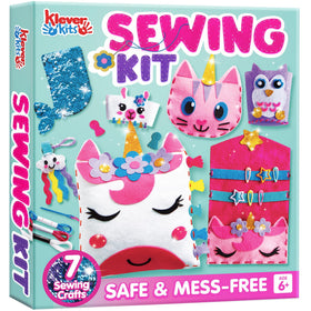 Klever Kits unicorn and mermaid pillow project for kids—easy creative decor.