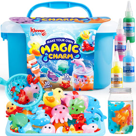 Klever Kits Water Gel Kit preserving bottle with colorful gel display for keepsakes.