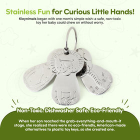 Kleynimals monkey key supports imaginative play and fine motor curiosity