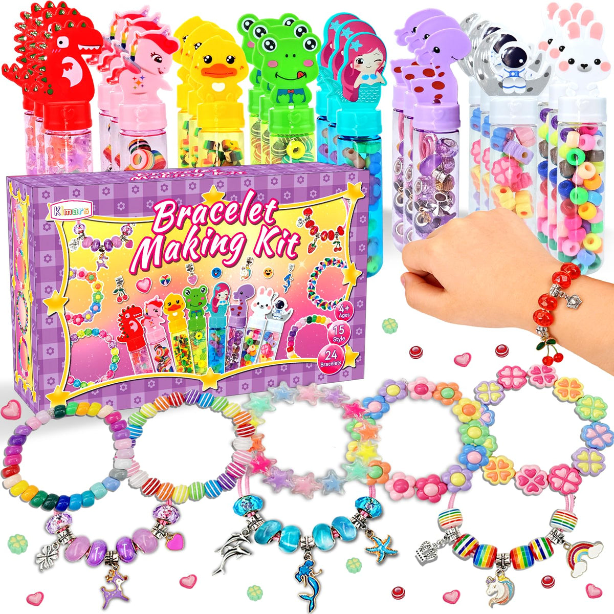 Klmars bracelet wand colors show vibrant options for easy bead crafting and crafts time