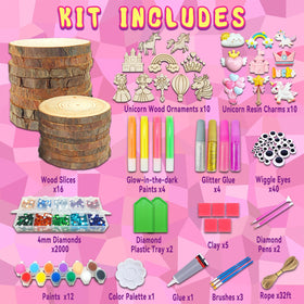 klmars unicorn resin charms provide cute accents for personalized crafts.